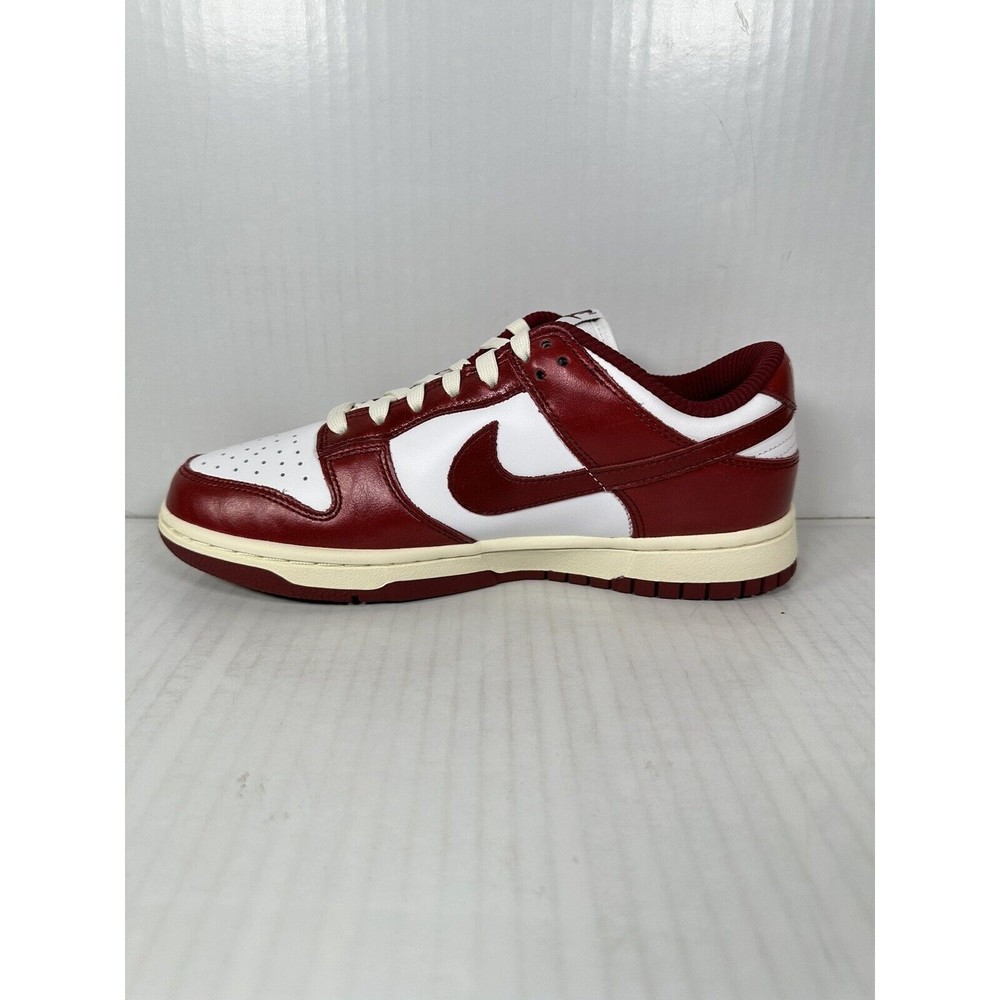 NEW Nike Dunk Low Premium Vintage Red FJ4555-100 - Picture 4 of 8